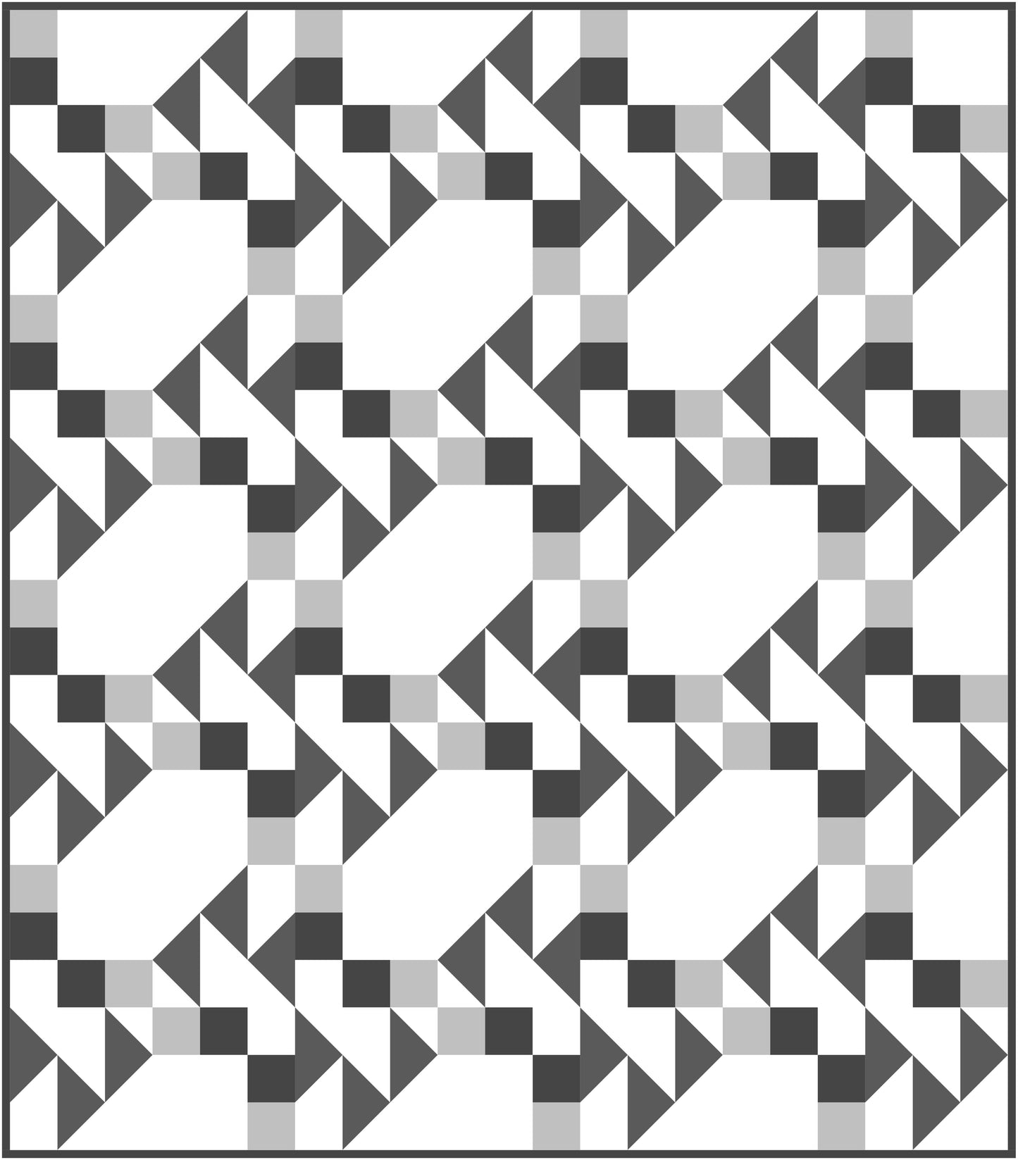 Rule of Thirds Quilt Block Pattern