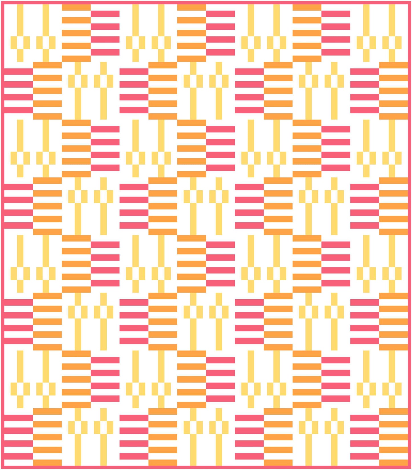 Slats Quilt Block Pattern