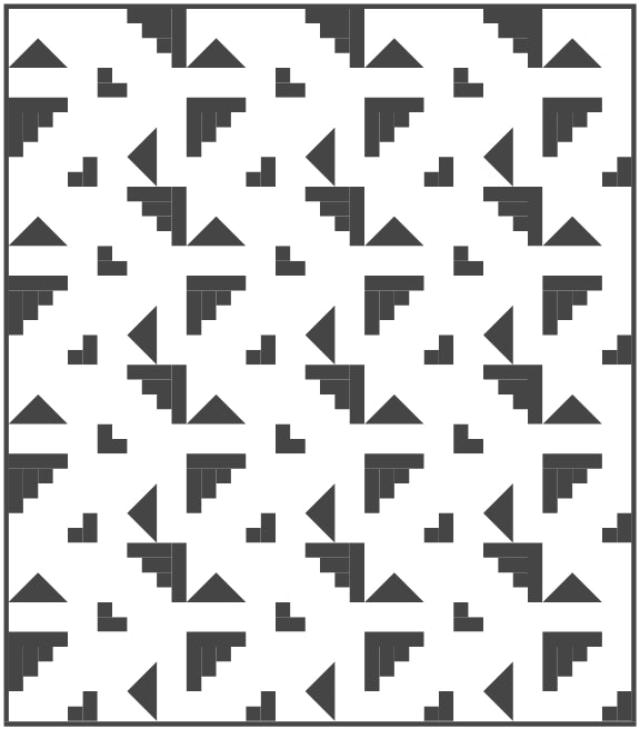 Staircase Quilt Block Pattern