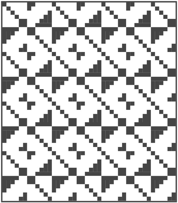 Staircase Quilt Block Pattern