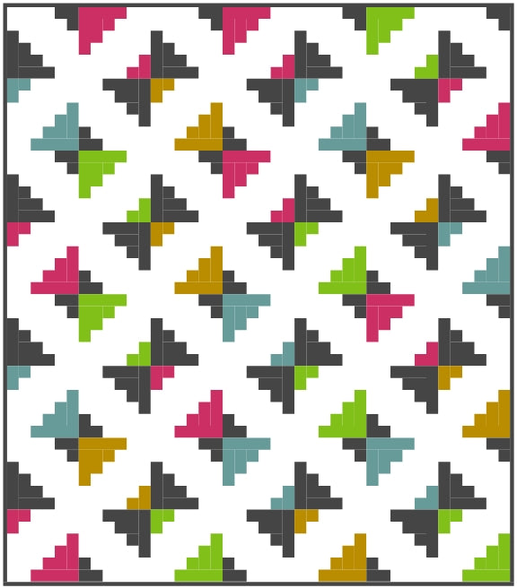 Staircase Quilt Block Pattern