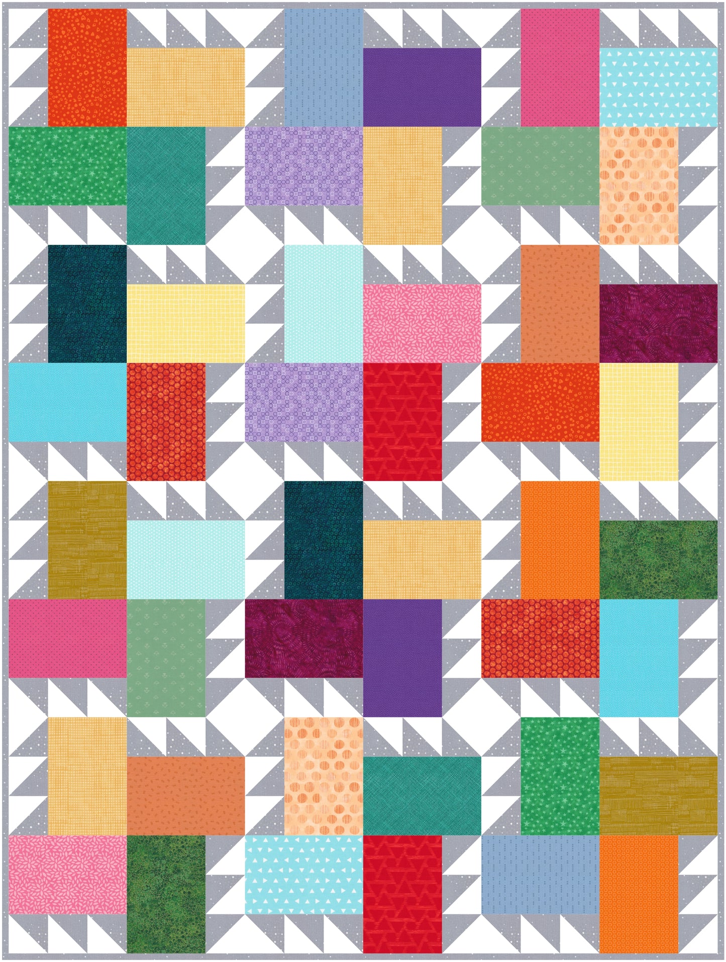 Triple Third Quilt Block Pattern