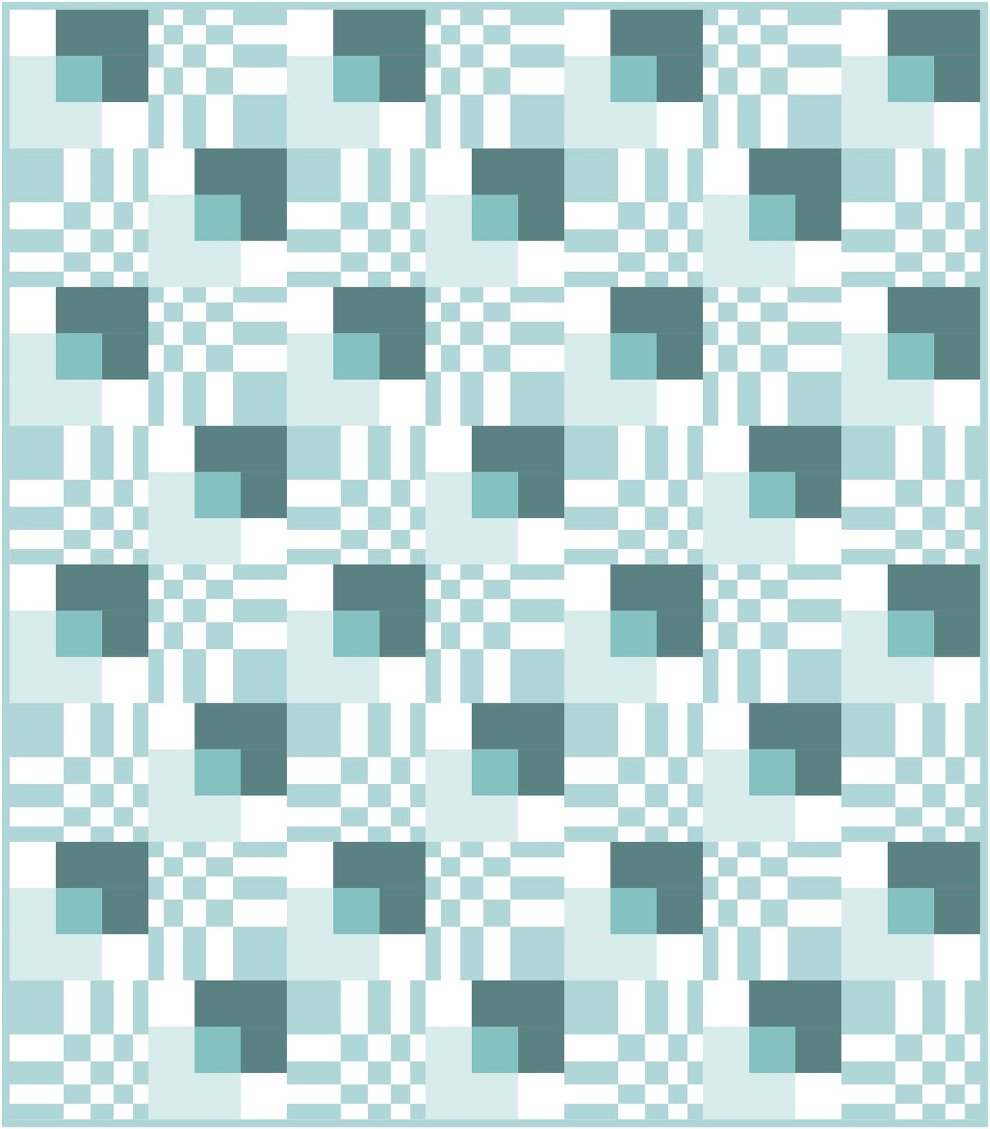 Undercurrent Quilt Block Pattern