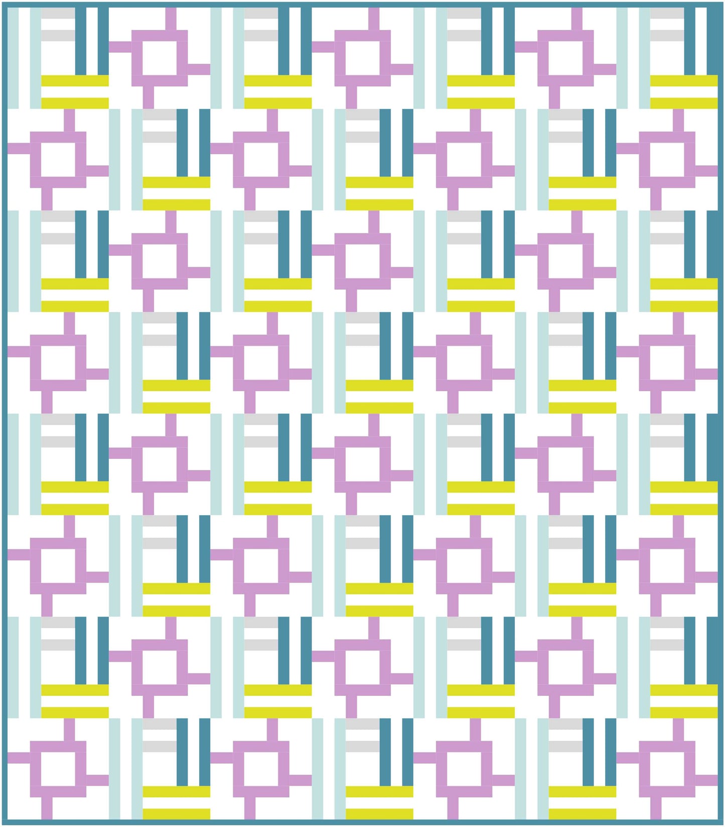 Woven Cabin Quilt Block Pattern