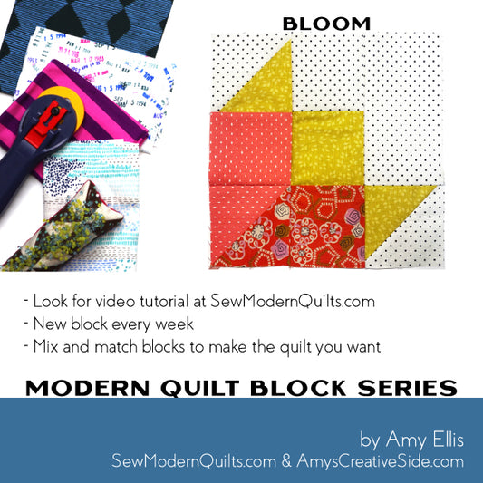 Bloom Quilt Block Pattern