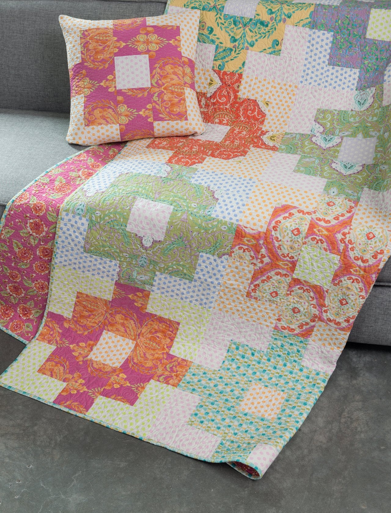 Building Blocks {Handmade Quilt by Amy Ellis}