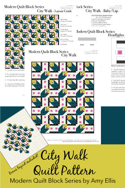 City Walk PDF Quilt Pattern