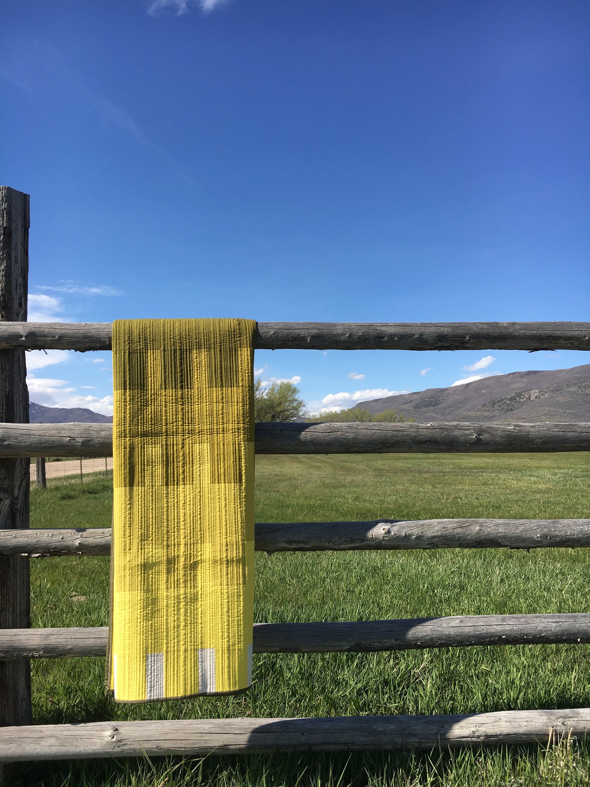 Amy Ellis's Color Shift Quilt Pattern featuring a modern design focused on color movement