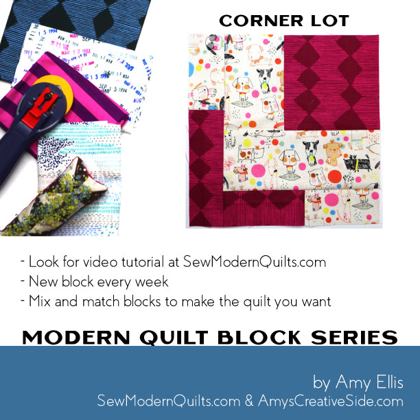 Corner Lot Quilt Block Pattern