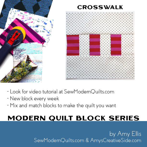 Crosswalk Quilt Block Pattern