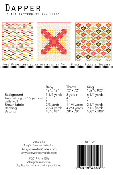 Dapper PDF Quilt Pattern