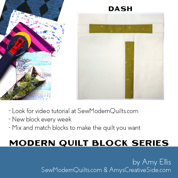 Dash Quilt Block Pattern