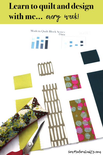 Data Quilt Block Pattern