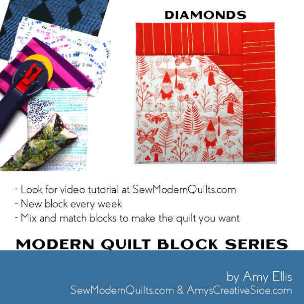 Diamonds Quilt Block Pattern