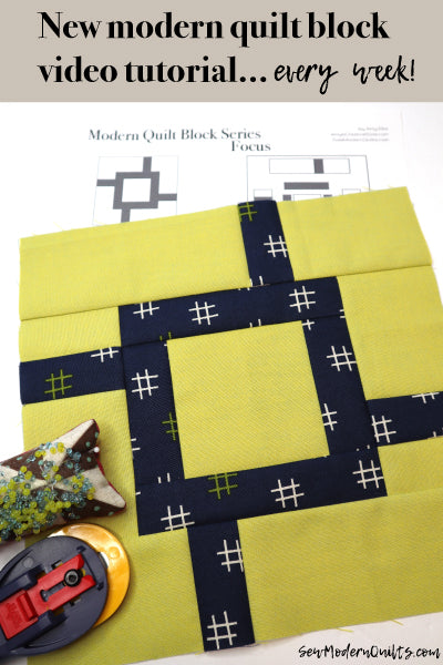 Focus Quilt Block Pattern