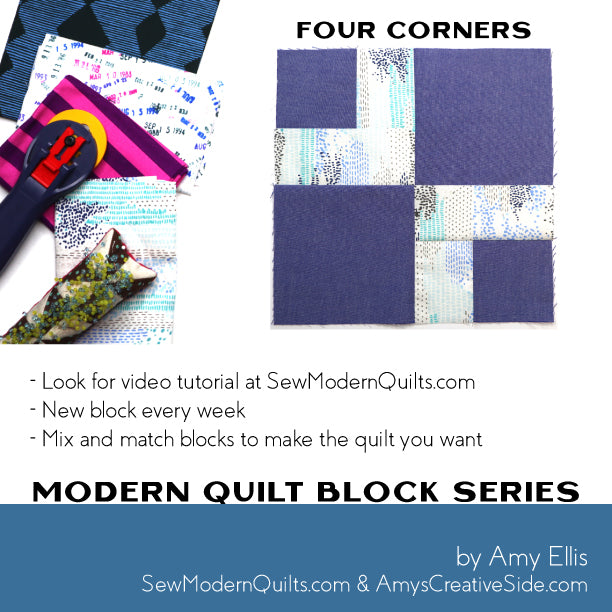 Four Corners Quilt Block Pattern