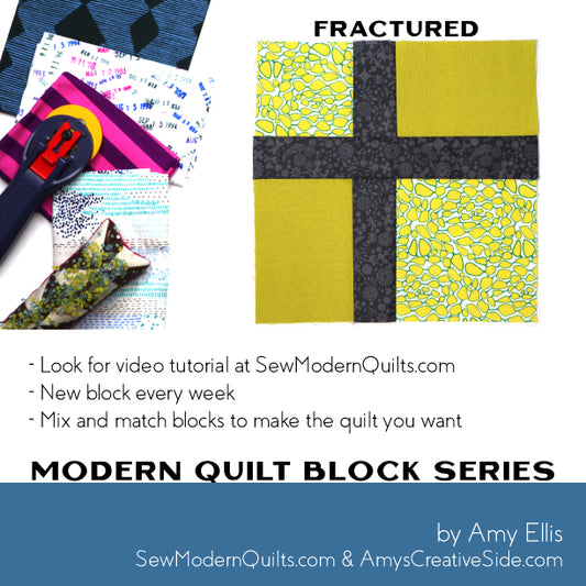 Fractured Quilt Block Pattern