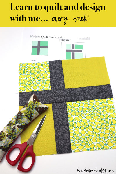 Fractured Quilt Block Pattern