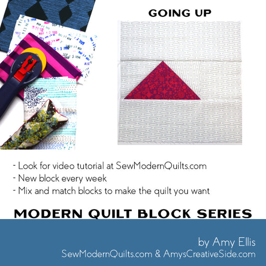 Going Up Quilt Block Pattern