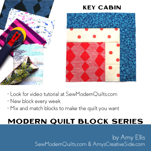 Key Cabin Quilt Block Pattern