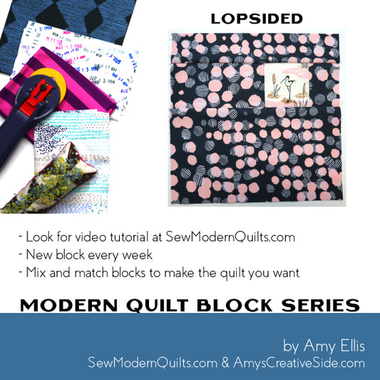 Lopsided Quilt Block Pattern