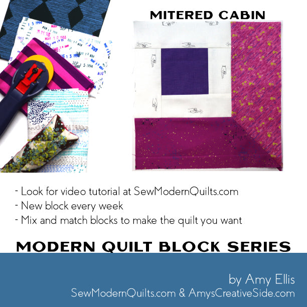 Mitered Corner Quilt Block Pattern