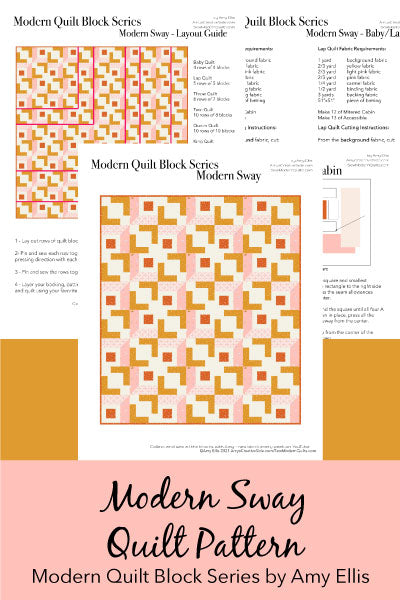 Modern Sway PDF Quilt Pattern