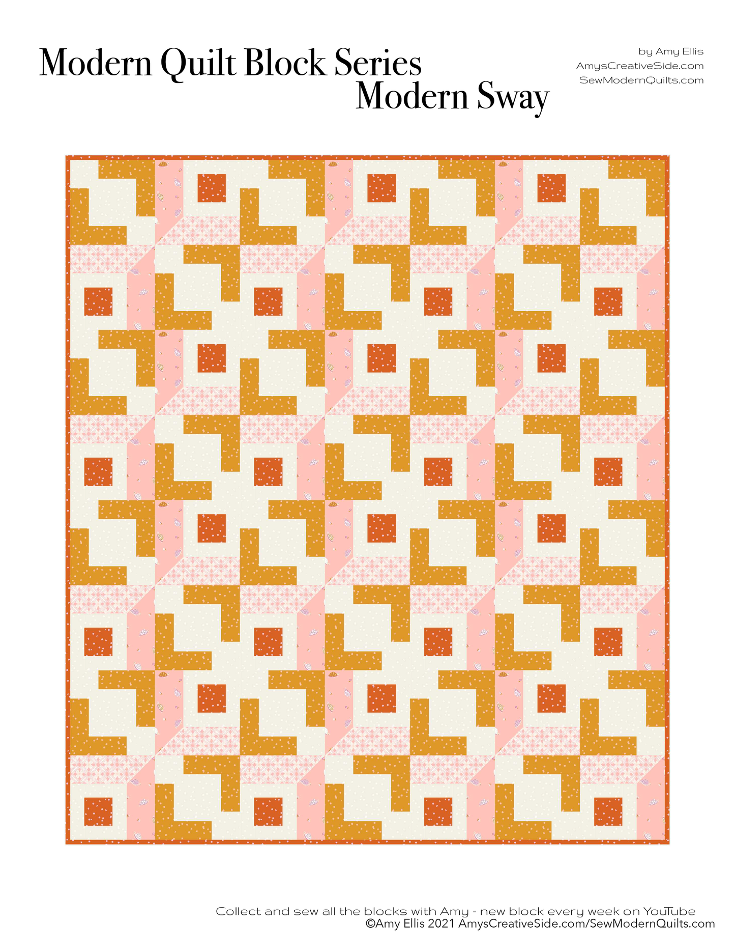 Modern Sway PDF Quilt Pattern