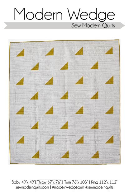 Modern Wedge Quilt Pattern