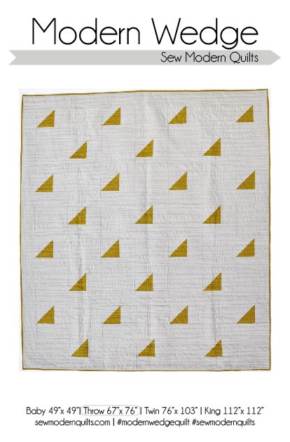 Modern Wedge Quilt Pattern -- Wholesale