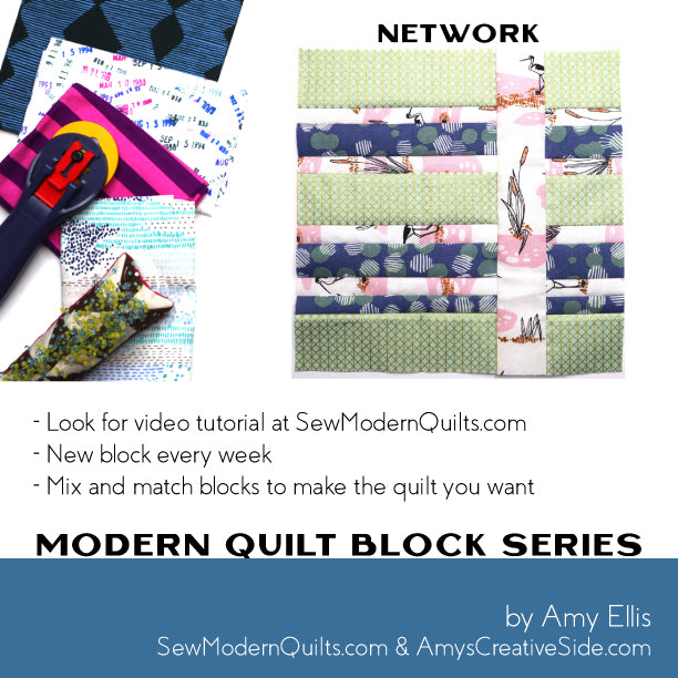 Network Quilt Block Pattern