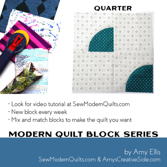 Quarter Quilt Block Pattern