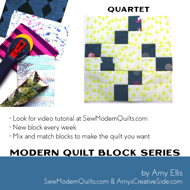 Quartet Quilt Block Pattern