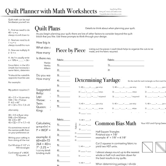 Quilt Planner