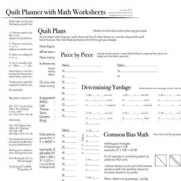 Quilt Planner