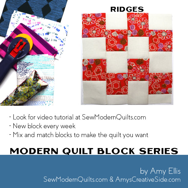 Ridges Quilt Block Pattern