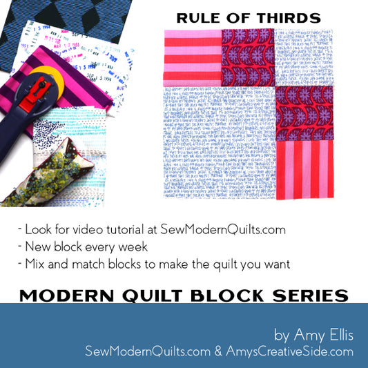 Rule of Thirds Quilt Block Pattern