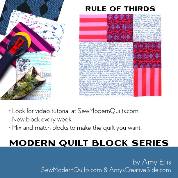 Rule of Thirds Quilt Block Pattern