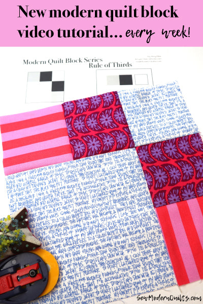 Rule of Thirds Quilt Block Pattern