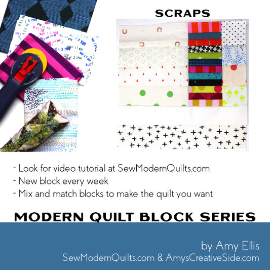 Scraps Quilt Block Pattern