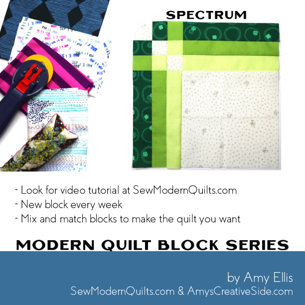 Spectrum Quilt Block Pattern