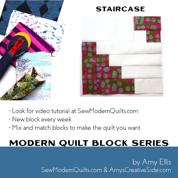 Staircase Quilt Block Pattern