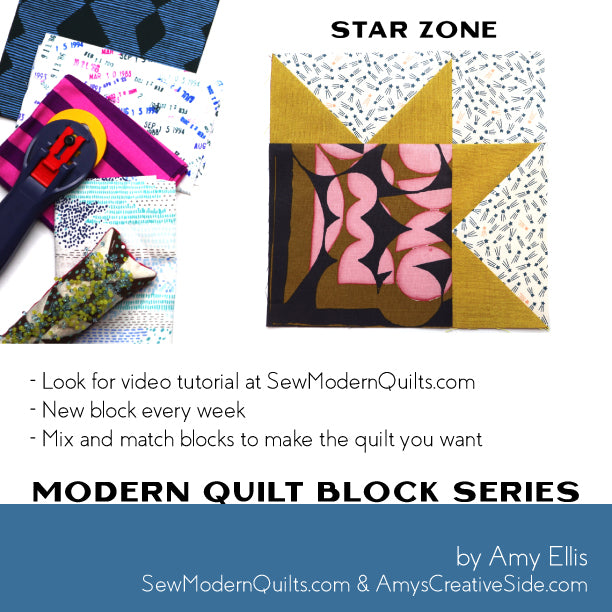 Star Zone Quilt Block Pattern