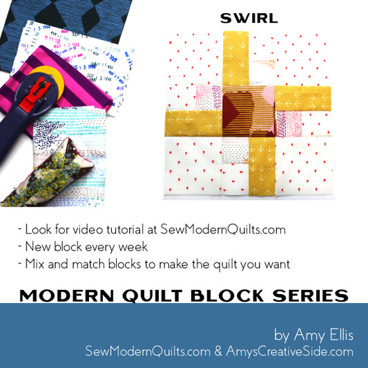 Swirl Quilt Block Pattern