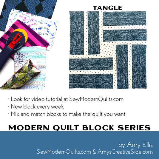Tangle Quilt Block Pattern
