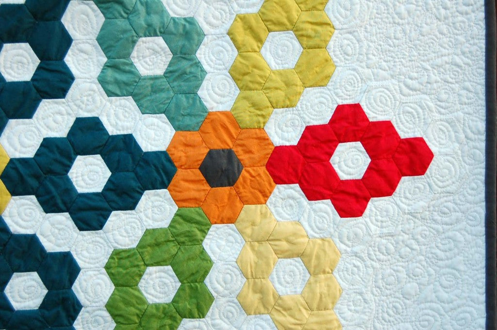 Techno Flakes {Handmade Quilt by Amy Ellis}