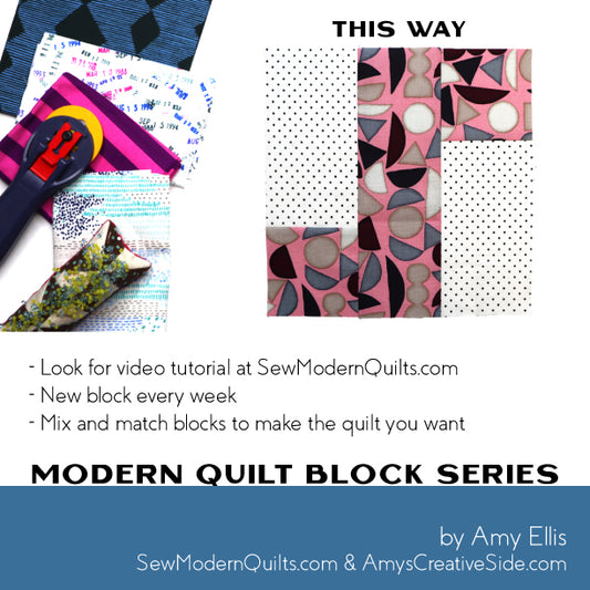 This Way Quilt Block Pattern