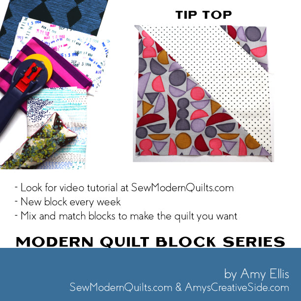 Tip Top Quilt Block Pattern