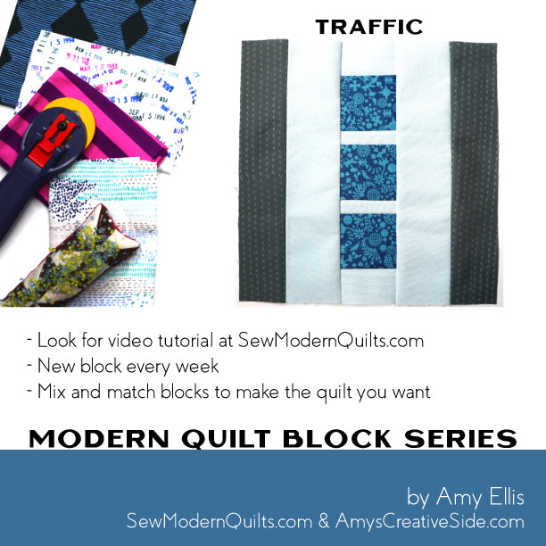 Traffic Quilt Block Pattern