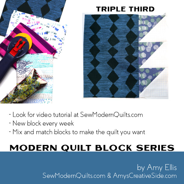 Triple Third Quilt Block Pattern
